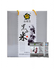 【自营】山西特产 山老汉黑小米2kg 五谷杂粮熬粥米