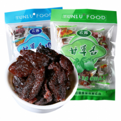 【自营】甘草杏肉138g*2袋装独立小包开袋即食蜜饯杏肉果脯果干 甘草杏 138g*2袋