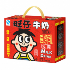 【自营】旺旺旺仔牛奶125ml*24盒装整箱批发营养早餐奶儿童饮料学生饮品 原味 125ml*24