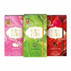 【自营】注心饼干百醇3盒装48g*3盒休闲零食爆款口味装 抹茶慕斯味 红酒巧克力味 草莓香草味粒 4