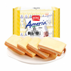 【自营】盼盼梅尼耶干蛋糕点奶酪巧克力100g*1包压缩饼干小零食早餐面包干 奶酪巧克力 100g*1