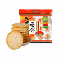 【自营】旺旺雪饼膨化米果饼400g休闲饼干小吃儿童零食礼包食品 旺旺雪饼家庭包 400g
