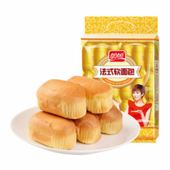 【自营】盼盼法式软面包400g*1袋早餐包糕点心口袋面包休闲零食品小吃 奶香味 400g