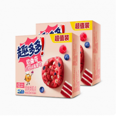 【自营】趣多多软式曲奇饼干软香饼 多种味休闲办公室下午茶零食 红提味 320g