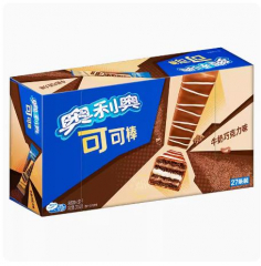 【自营】奥利奥威化饼干牛奶巧克力味可可棒313.2g*27条休闲零食 牛奶巧克力味 313.2g*2