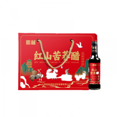 【自营】红山苦荞醋  礼盒装6度醋 420ml*5瓶 特产精品口感严选 420ml*5